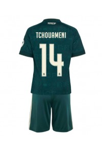 Real Madrid Aurelien Tchouameni #14 Babyklær Borte Fotballdrakt til barn 2026-27 Korte ermer (+ Korte bukser)